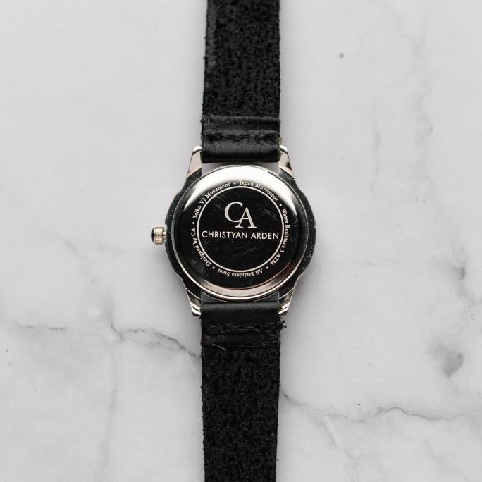 Jam Tangan Wanita Christyan Arden MILLICENT CA3214-White-Black Strap