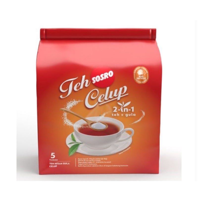 

TEH CELUP SOSRO 2IN1 5SACHET+GULA