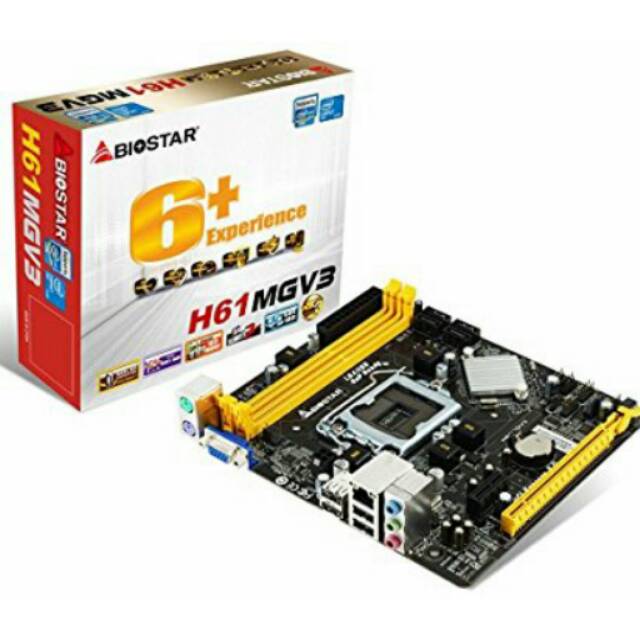 Motherboard mainboard biostar h61 mgv3 lga 1155
