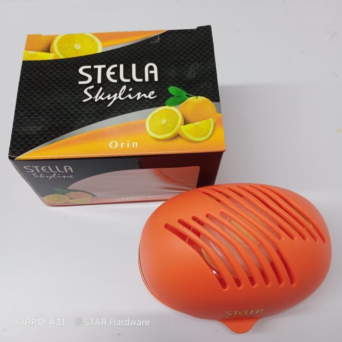 Stella Pengharum Ruangan Mobil Skyline Orin Set & Glade Diamond Car Refill 80ml