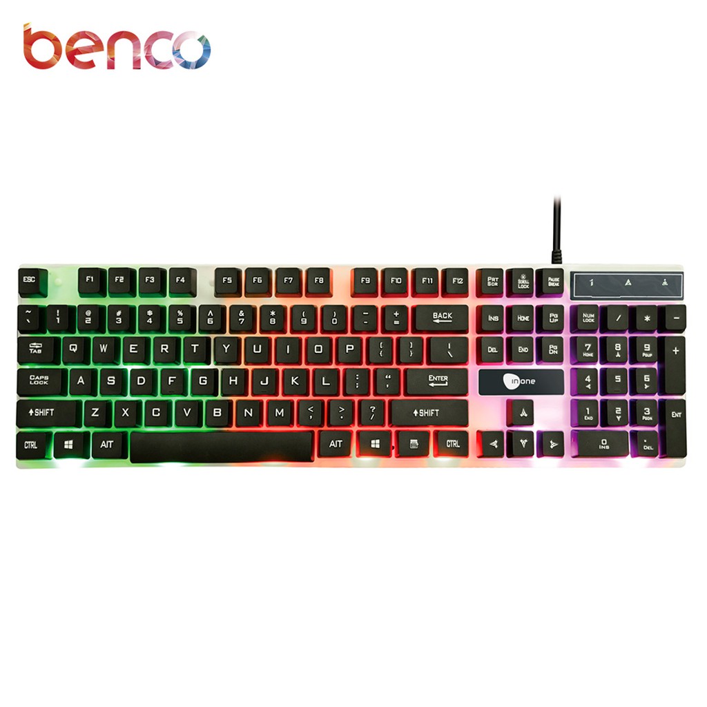 BENCO keyboard gaming dan RGB Keyboard Gaming USB Cable RGB/keyboard komputer