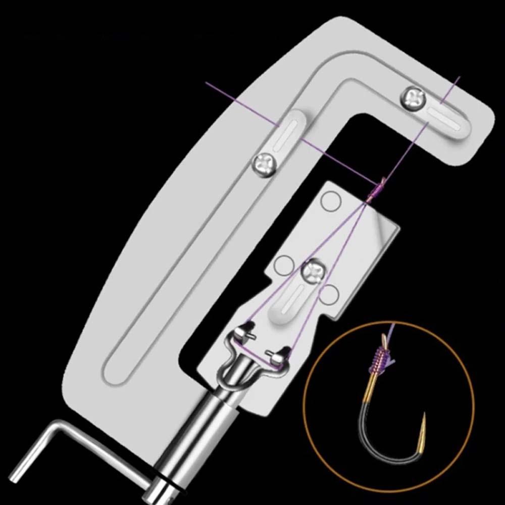 Quinton Pengait Pancing Line Tier|Stainless Steel Knotting Tool Alat Pengikat Aksesoris Memancing Ikan Hook Line Knotter