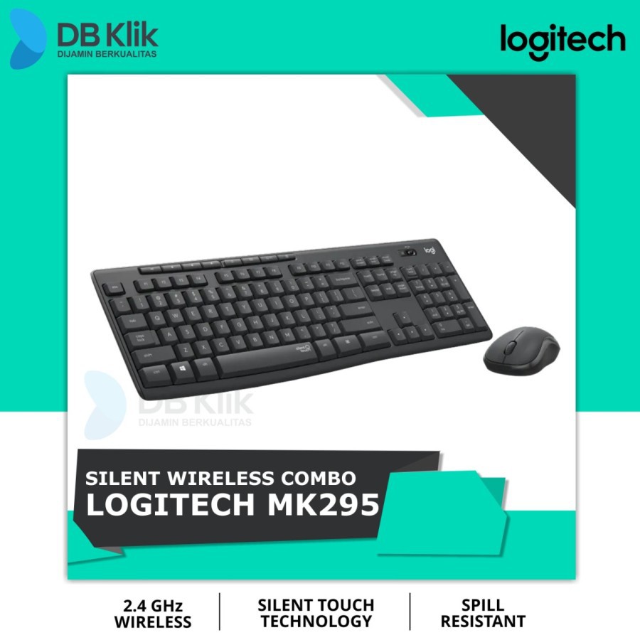 Keyboard Mouse Combo Logitech MK295 Silent Wireless | Logitech MK295