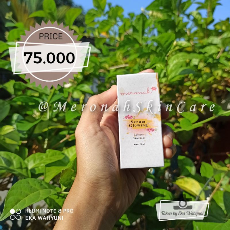 Meronah Serum glowing