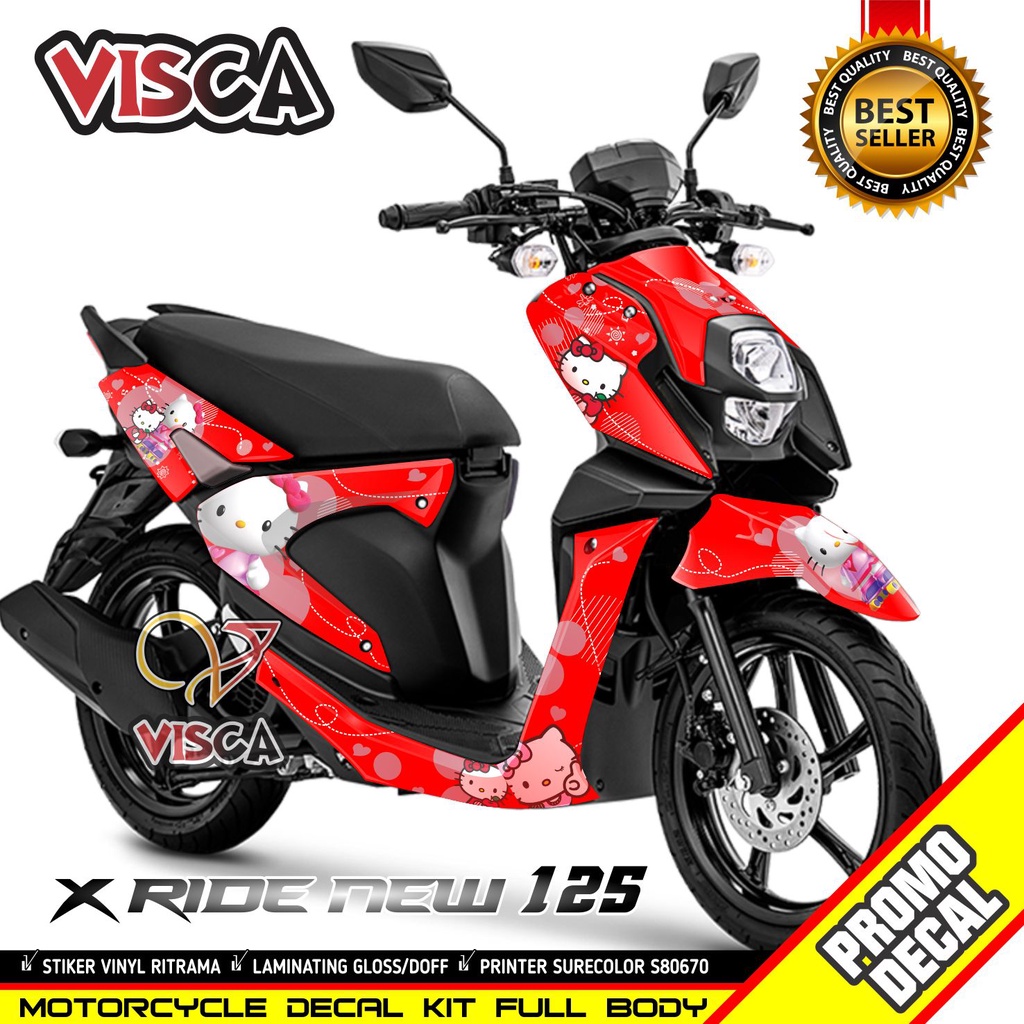 Stiker Motor Xride 125 Full Body Decal Xride 125 Striping X ride 125 Stiker Xride 125 Dekal Xride St