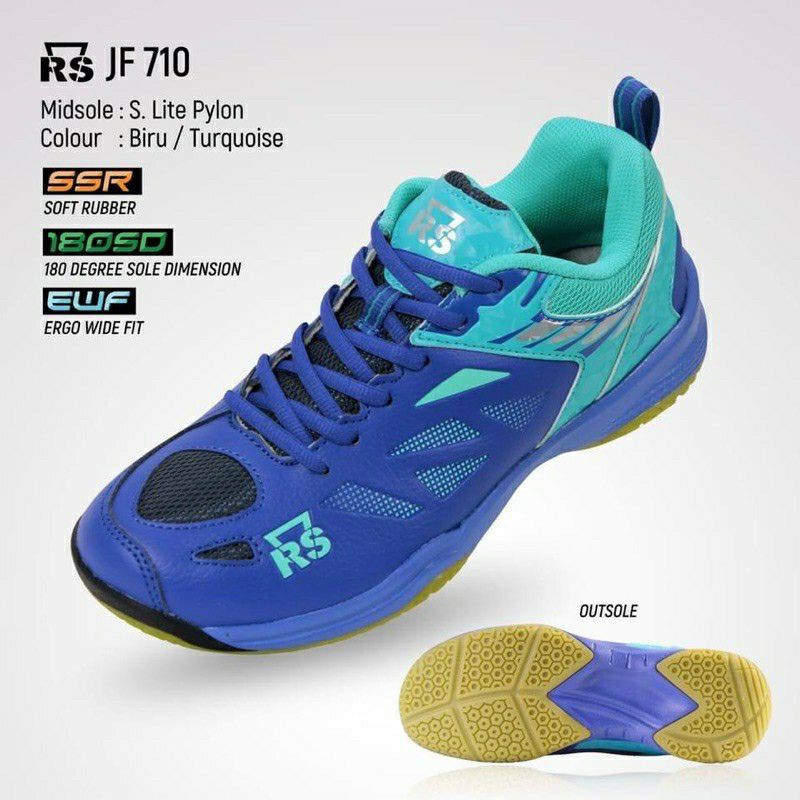 Sepatu badminton Rs jf 710 // jeffer 710
