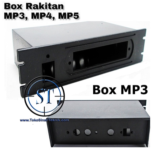 Box Hitam Plastik Modul / Kotak Plastik Module Mp3 Mp4 Mp5 Digital Player Bluetooth Amplifier Mini