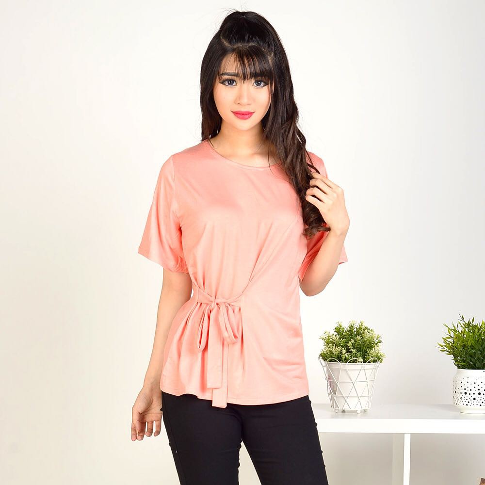 Reizka T Shirt Baju Atasan Kaos Wanita Murah Office Reizka T Shirt Baju Atasan Kaos Wanita Murah Office