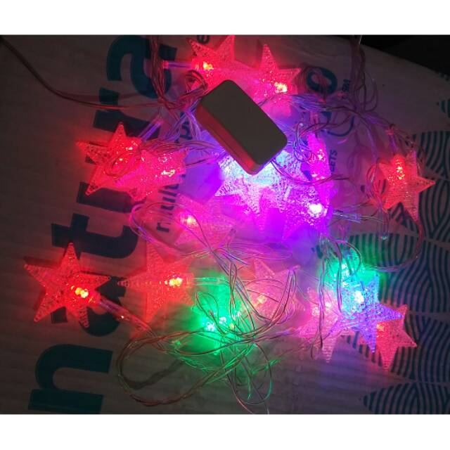 LAMPU POHON NATAL HS-5 MOTIF BINTANG