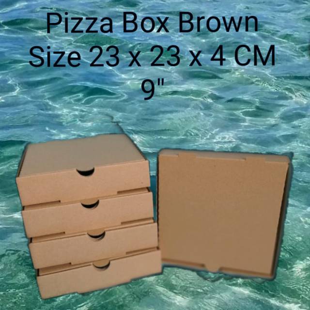 

Pizza Box Brown 9