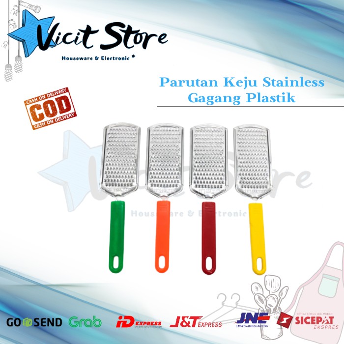 Parutan Keju Stainless Gagang Plastik Praktis Dan Murah