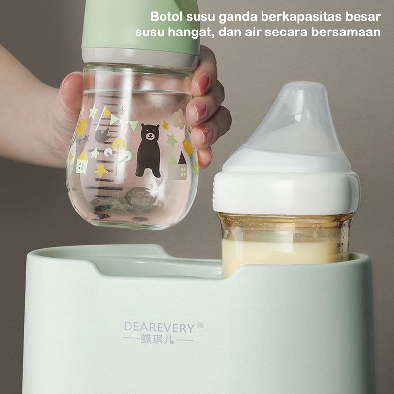 DADAWARD Penghangat Susu Bayi/ Twin Bottle Warmer Sterilizer (penghangat susu dan makanan bayi) / Alat Steril Botol /Penghangat Asi Baby Safe/ Baby Feeding Bottle Warmer Heater Bottle Sterilizer BPA FREE