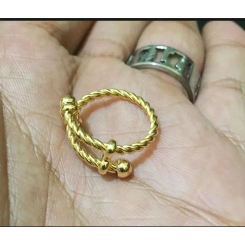 CINCIN ULIR PENTOL CINCIN TERBUAT DARI KOIN MALAYSIA ASLI LOGAM KOIN