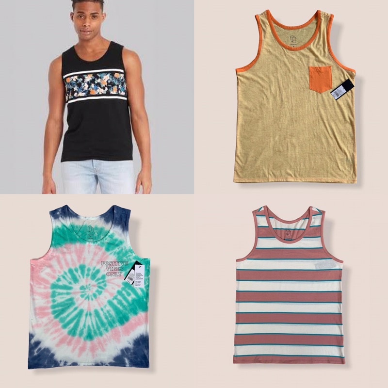 Tanktops kaos singlet Pria dan wanita Original use