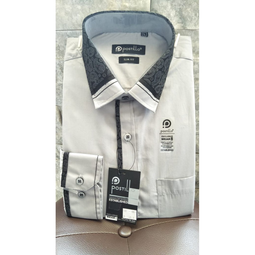 kemeja pria slim fit