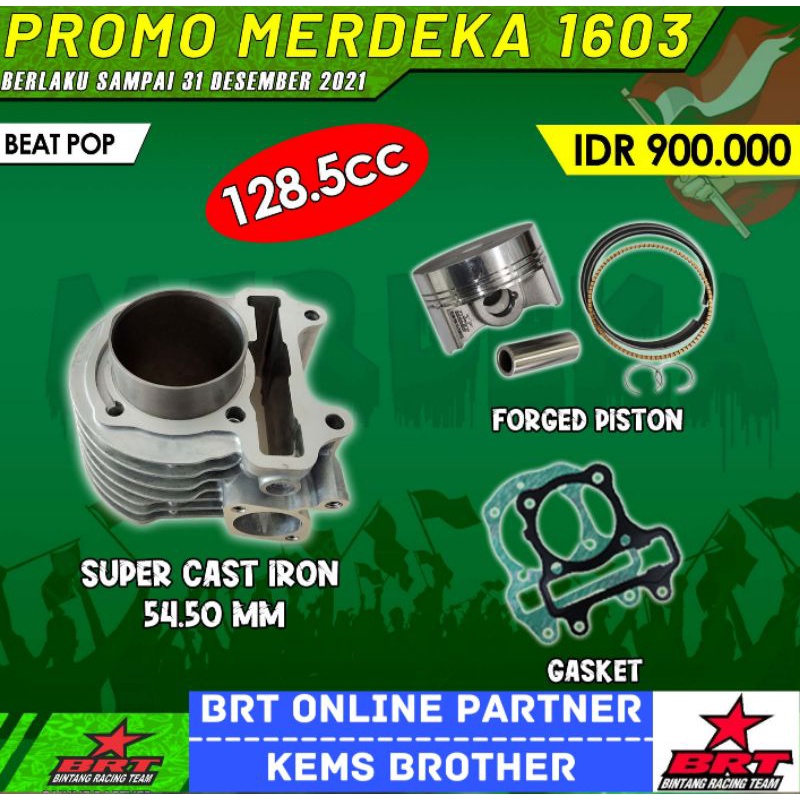 BLOK BRT BEAT POP BEAT ESP PISTON 54.5MM ORIGINAL BRT