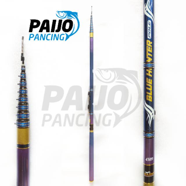 Joran tegek Daido blue hunter 360 450 custom set jadi