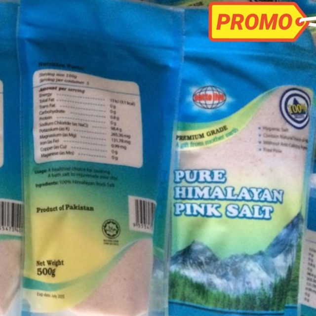 

Ay00! PRODUK BERKUALITAS PALING DICARI!! Garam himalaya 500gr