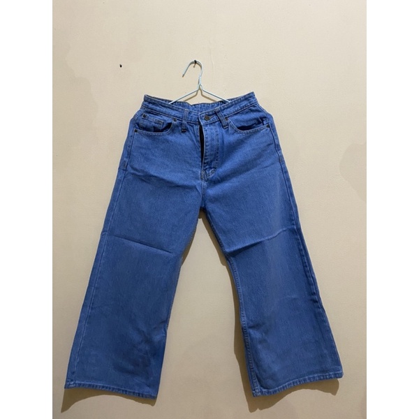 Celana Jeans Kulot (Preloved)