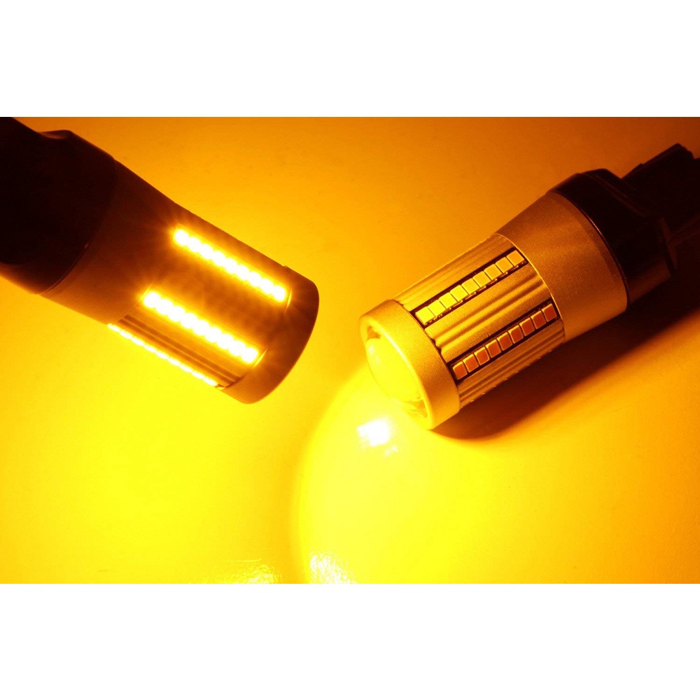 2pcs Lampu Led Canbus 1156 BA15S P21W BAU15S PY21W 7440 T20 992 Untuk Sein
