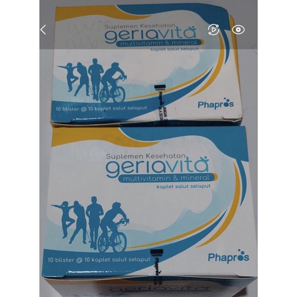 GERIAVITA MULTI VITAMIN isi 100/dus