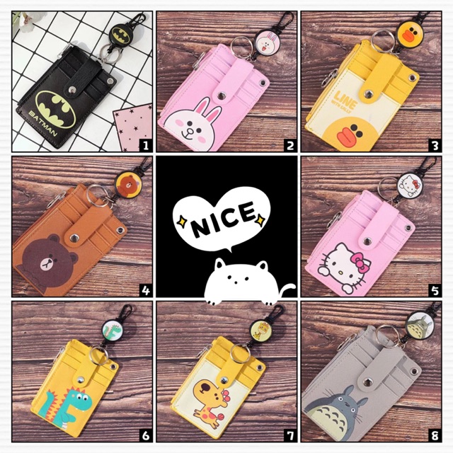 

Tempat Kartu Unik/ ID Card Holder Motif Kartun Lucu For Kartu MRT 10th