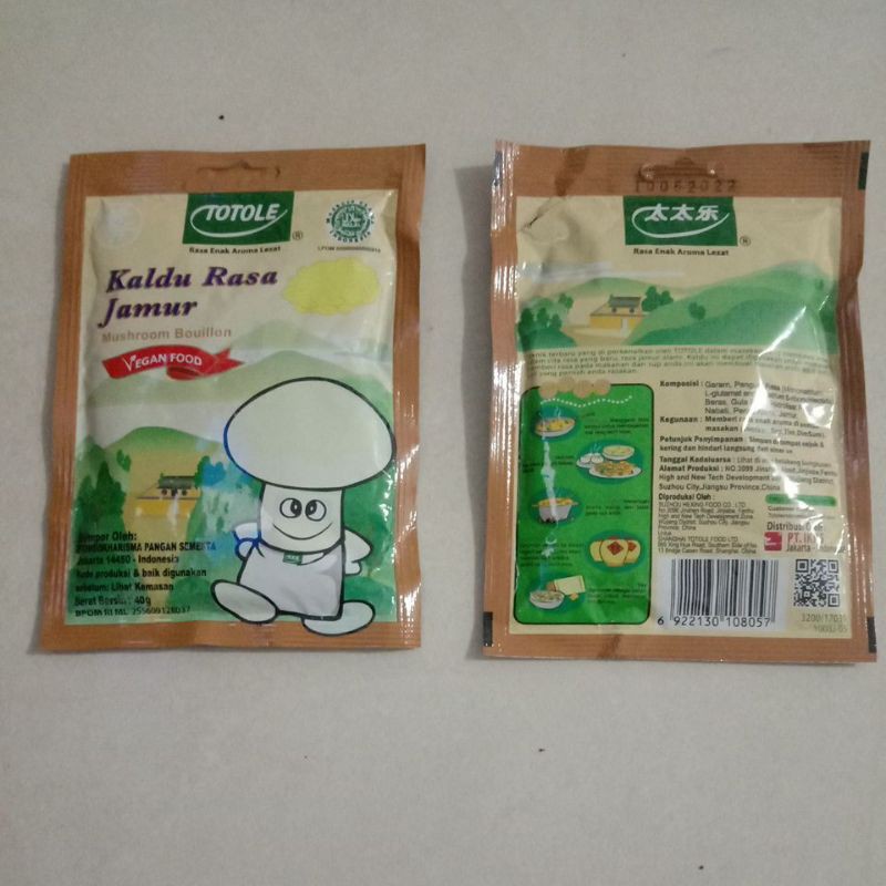 

Totole kaldu jamur 40 gr