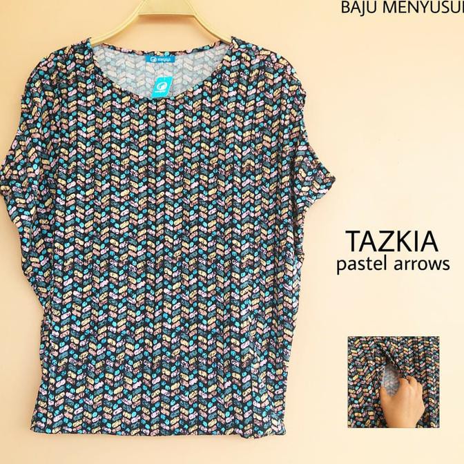 BLOUSE WANITA  MAMIGAYA NURSING WEAR - TAZKIA | BAJU MENYUSUI | ATASAN MENYUSUI {PRODUK TERBARU}