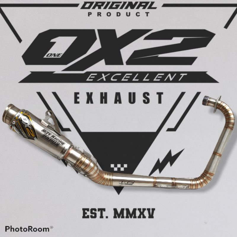 Knalpot KLX CRF WR model leher bawah/kolong