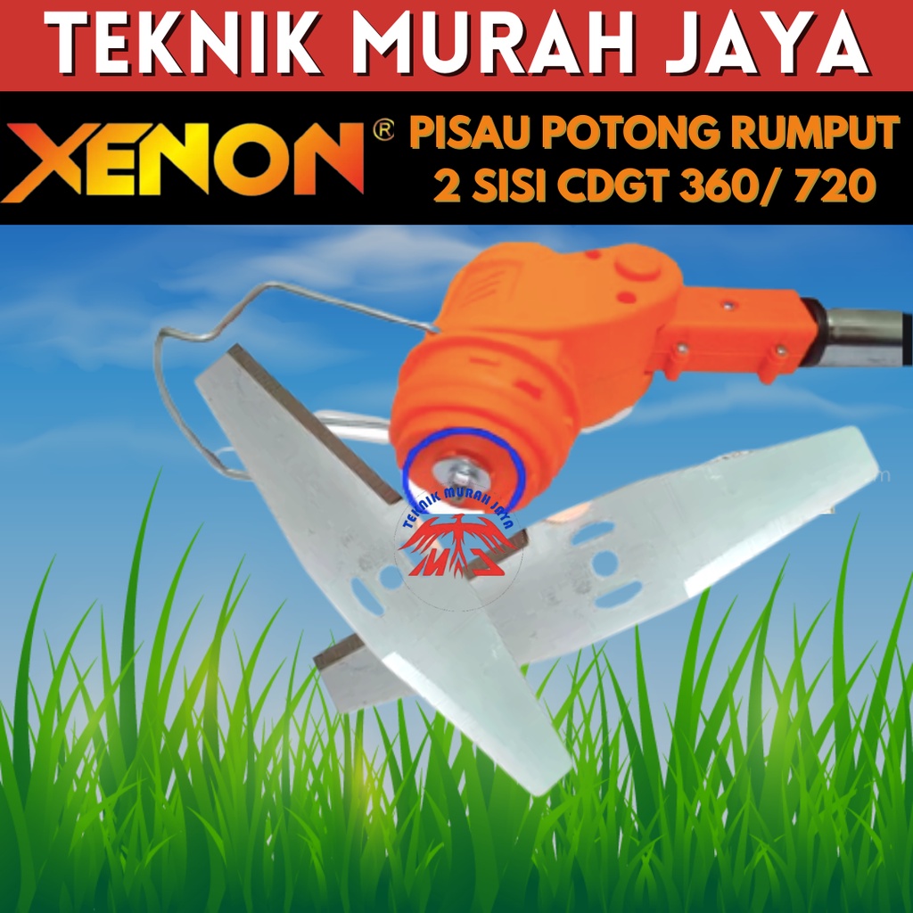 Pisau Potong Rumput Baterai Cordless Xenon CDGT360 CDGT720 Blade