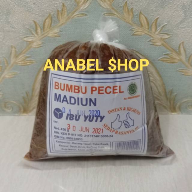 

Bumbu Pecel Madiun Ibu Yuty Instan 450 gram