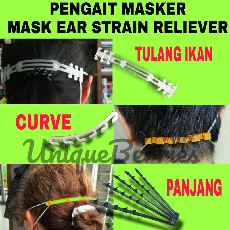 Pereda sakit telinga masker, ear strain reliever