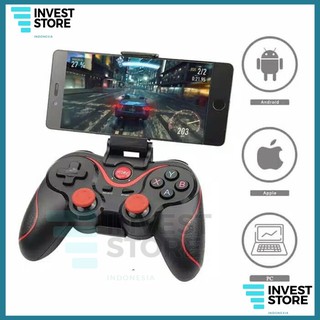 Gamepad Va 013 Phone Wireless Bluetooth Game Controller Joystick For Android Ios Windows With Holder Shopee Indonesia