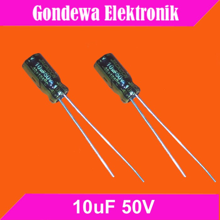 10uF 50V elco condensator capasitor