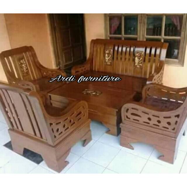 Kutsi tamu ukir 2111+1 meubel ukir jepara