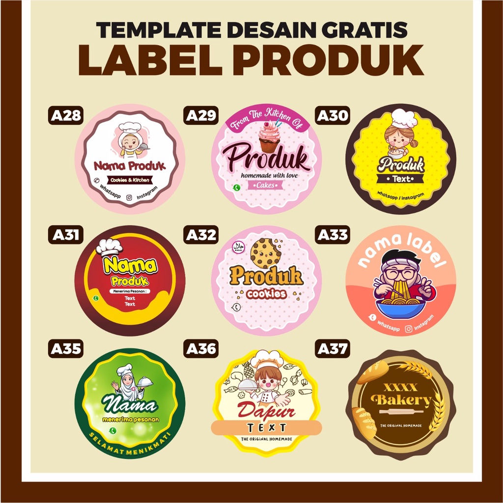

CETAK STIKER Cutting Olshop Makanan Miniman / STICKER LABEL BOTOL TOPLES