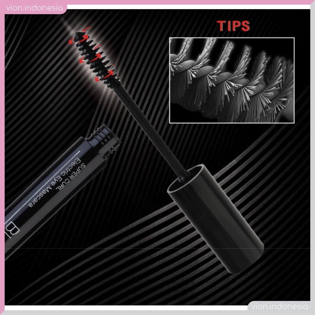 Super Curl Electric Eye Mascara 3D Keriting Tebal Tiga Warna Maskara LA003