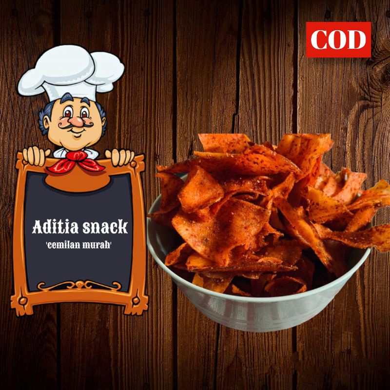 

keripik pedas keripik singkong pedas 100gr