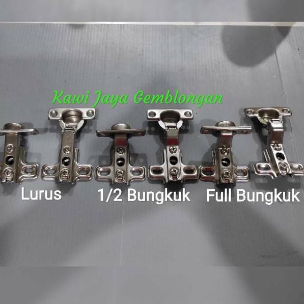Telah Hadir Engsel Sendok Mini Lenaga Huben LM BUKAN MH Lemari Kayu Aluminium Olimpik Olympic 26mm