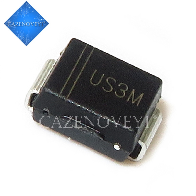 50pcs / Lot Diode Us3M Smc Fast Rec 3a 1000v