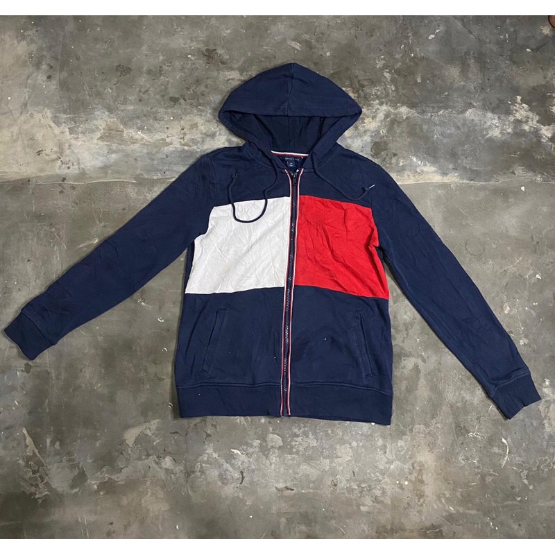 hoodie zipper tommy