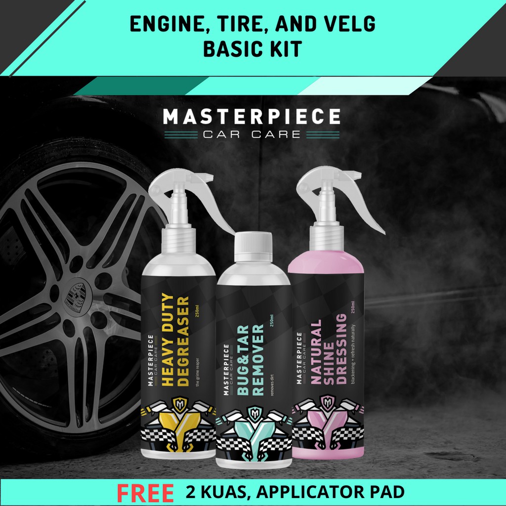 Engine Tire and Velg Basic Kit Paket  Pembersih  Kerak 