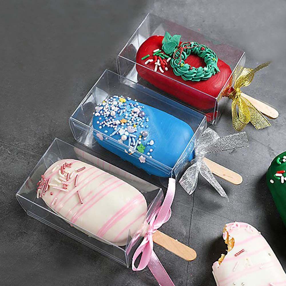 Lanfy Cakesicle Kotak 5 Pcs Plastik DIY Cookies Ulang Tahun Snack Sovenir Pernikahan