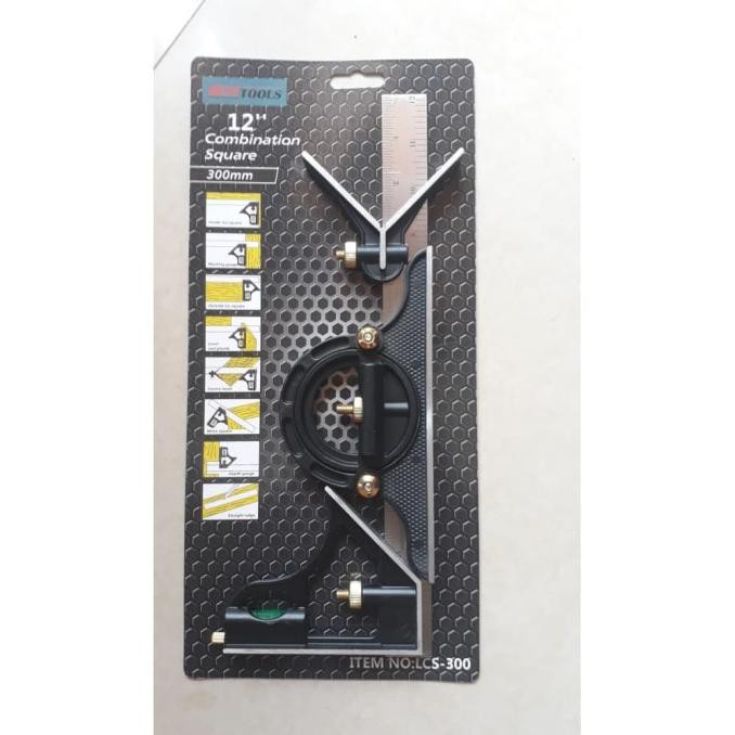 

Combination Square Ruler / Siku Kombinasi / Penggaris Waterpass