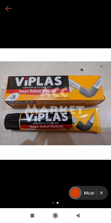 Pjawa Lem Pipa Viplas Avian 40g Pralon Peralon Pvc