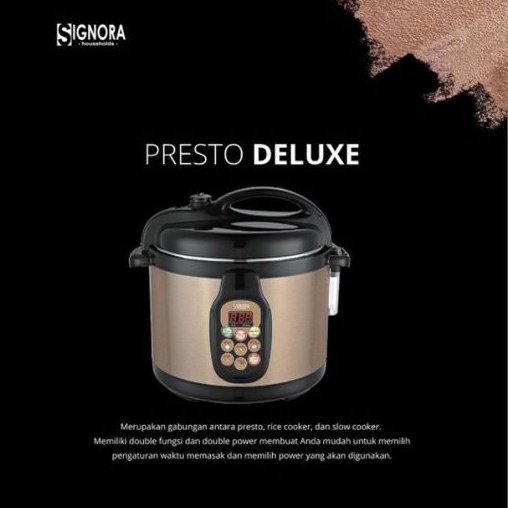 Signora Presto Deluxe 5 liter/Presto Deluxe Signora/Presto Listrik/Presto Signora