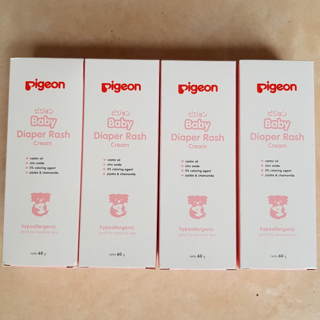 Pigeon baby diaper rush cream 60 ml shampo &amp; lotion rambut bayi