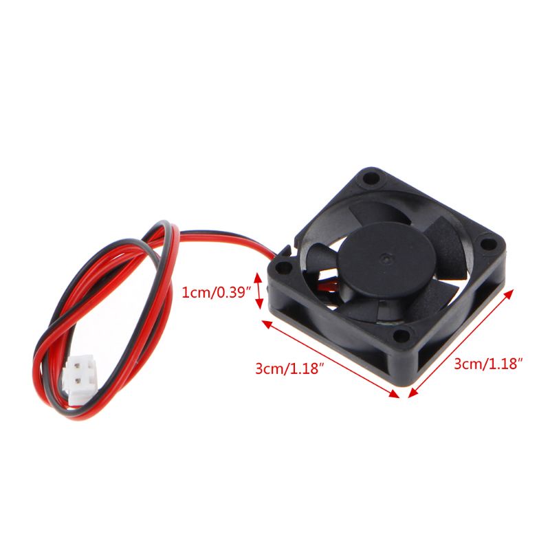 Bt Untuk DC Brushless Fan 30MM Cooling Fan 3010 XH2.54 2Pin PC Server Printer Pendingin