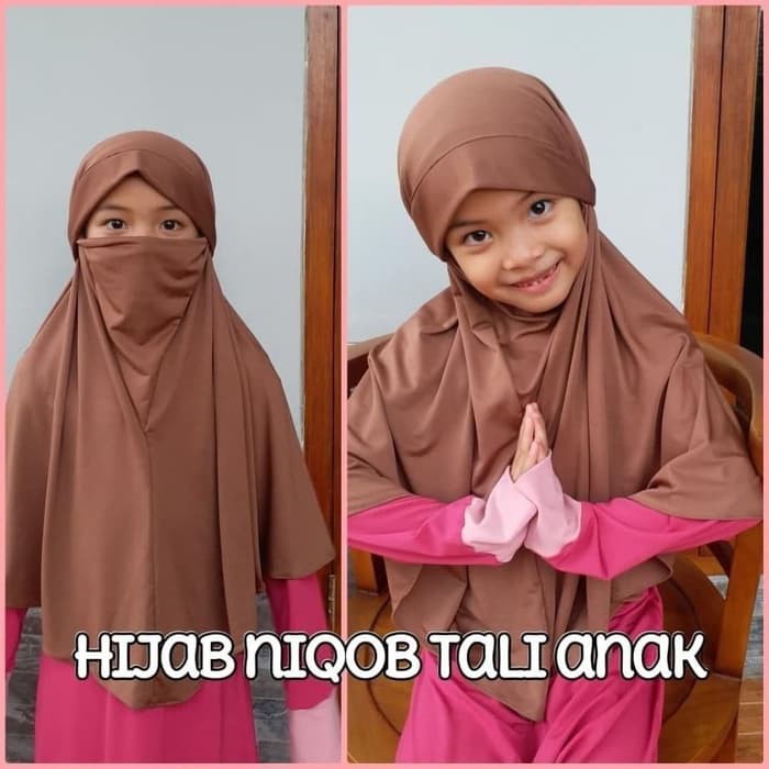 Dijual jilbab cadar hijab niqab anak anti corona terbaik