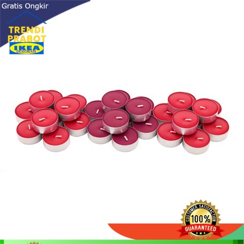 LILIN PEWANGI RUANGAN LILIN AROMA Ikeea lilin aroma terapi wangi berries isi 30 pc